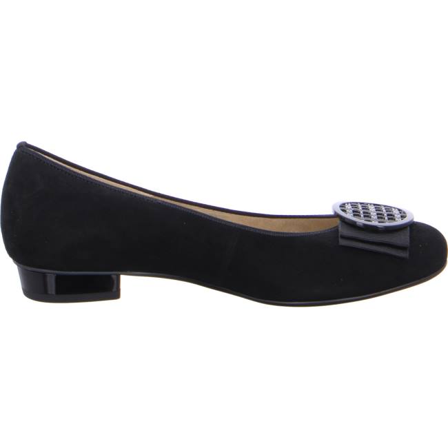 Ballerine Ara Bari Noir Femme | TQK-8848207