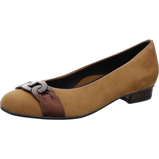 Ballerine Ara Bari Whisky Marron Femme | QPA-1498012