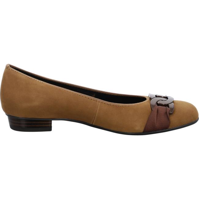 Ballerine Ara Bari Whisky Marron Femme | QPA-1498012