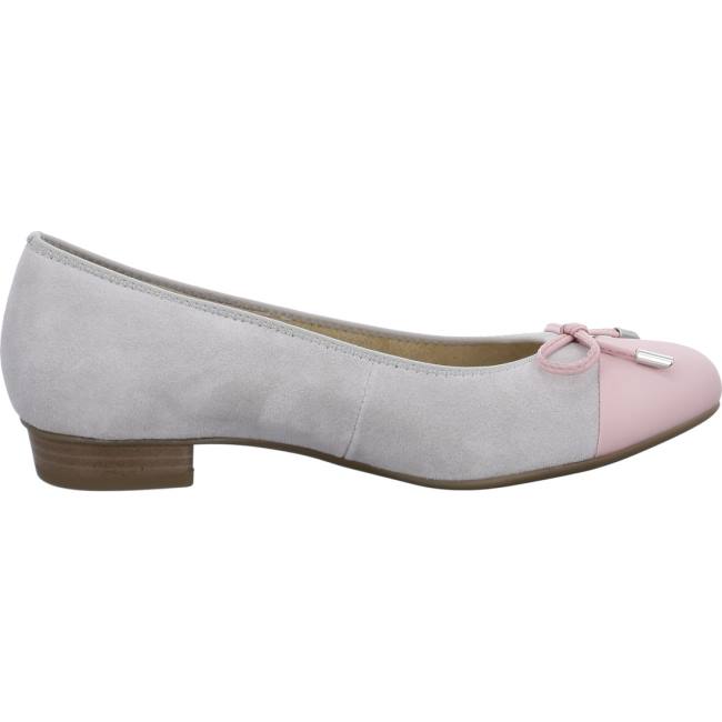 Ballerine Ara Bari Flamingo Pebble Grise Femme | GQK-8039266