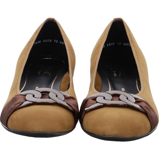 Ballerine Ara Bari Whisky Marron Femme | QPA-1498012