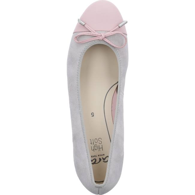 Ballerine Ara Bari Flamingo Pebble Grise Femme | GQK-8039266