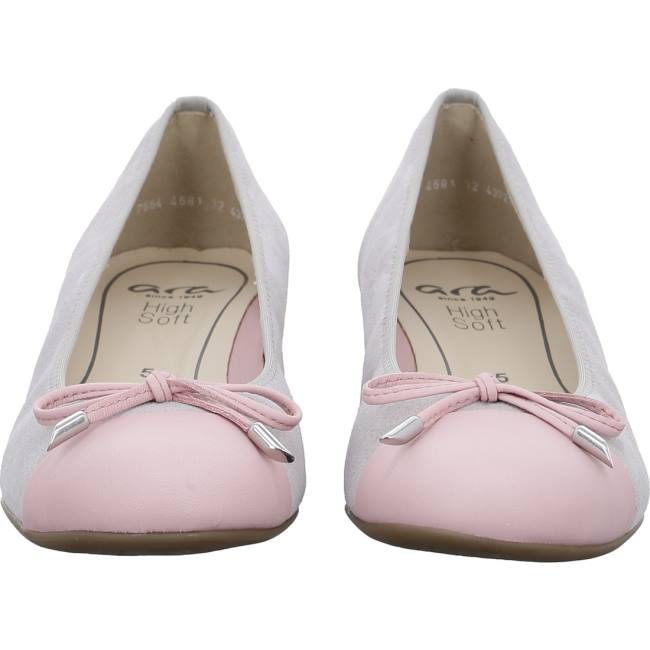 Ballerine Ara Bari Flamingo Pebble Grise Femme | GQK-8039266