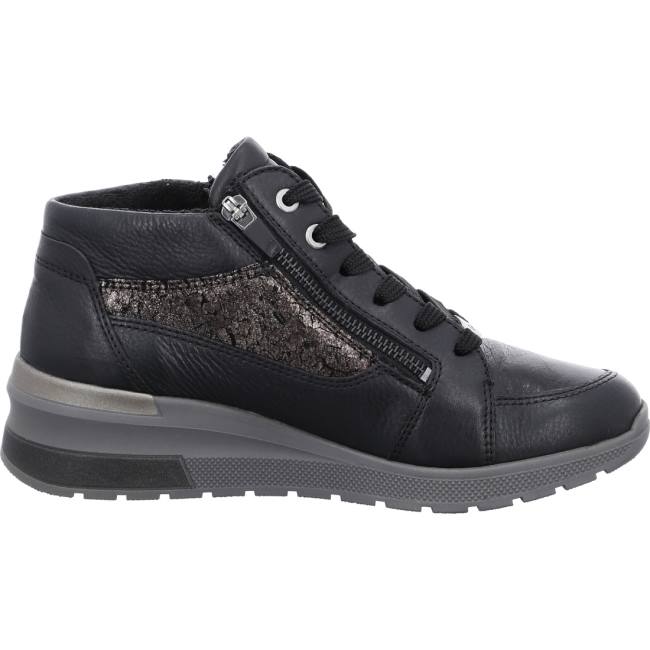 Botte Ara Lace-ups Neapel Noir Femme | PFK-9529331