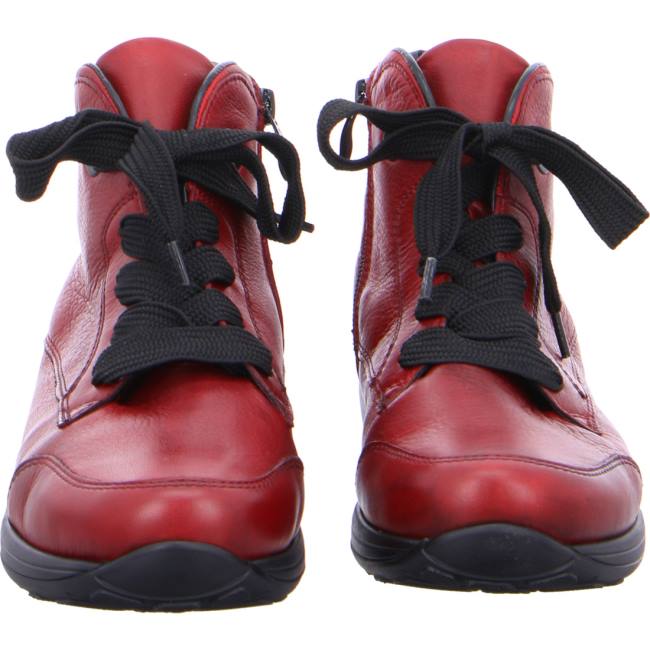 Botte Ara Lace-ups Osaka Rouge Femme | QBG-9226127