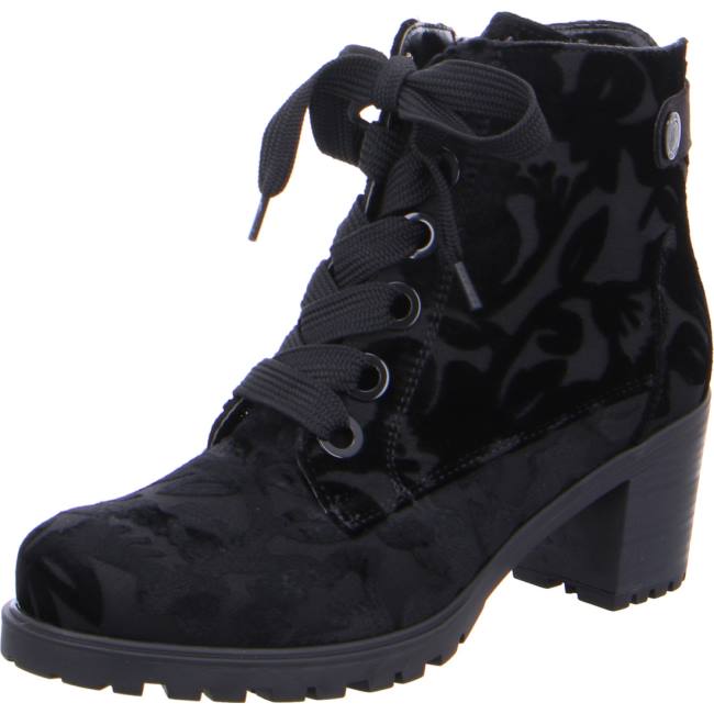 Botte Ara Lace-up Ankle Mantova Noir Femme | AAV-3419133