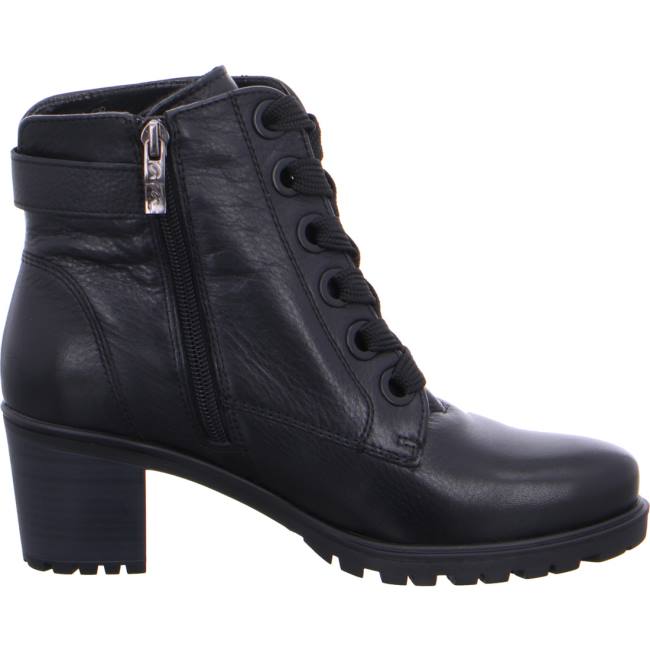 Botte Ara Lace-up Ankle Mantova Noir Femme | MUY-0681965