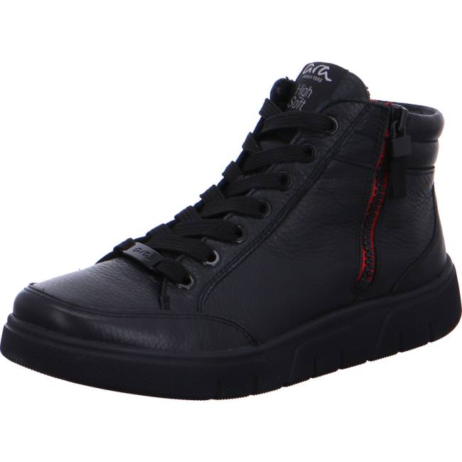 Botte Ara High Top Rom-sport Noir Femme | RFG-5160437