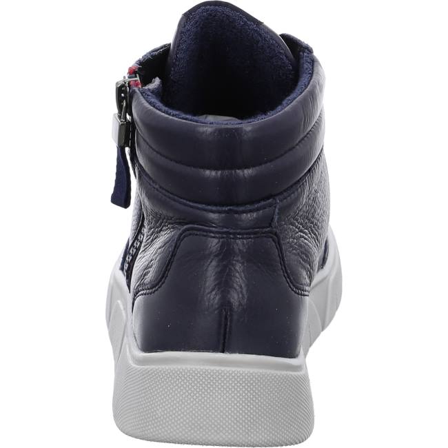 Botte Ara High Top Rom-sport Bleu Femme | OPQ-5417174