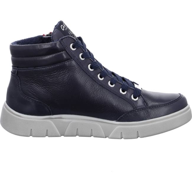 Botte Ara High Top Rom-sport Bleu Femme | OPQ-5417174