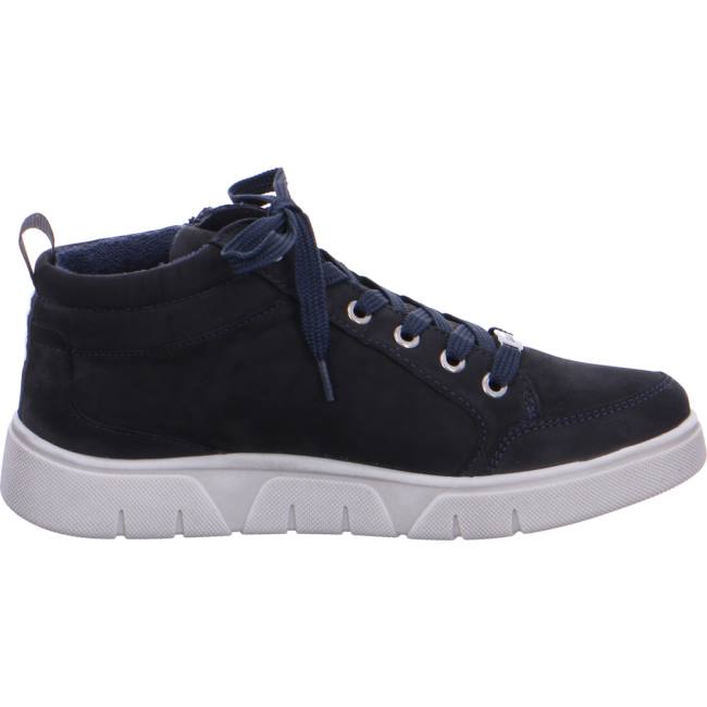 Botte Ara High Top Rom-sport Bleu Femme | ZGE-0496341