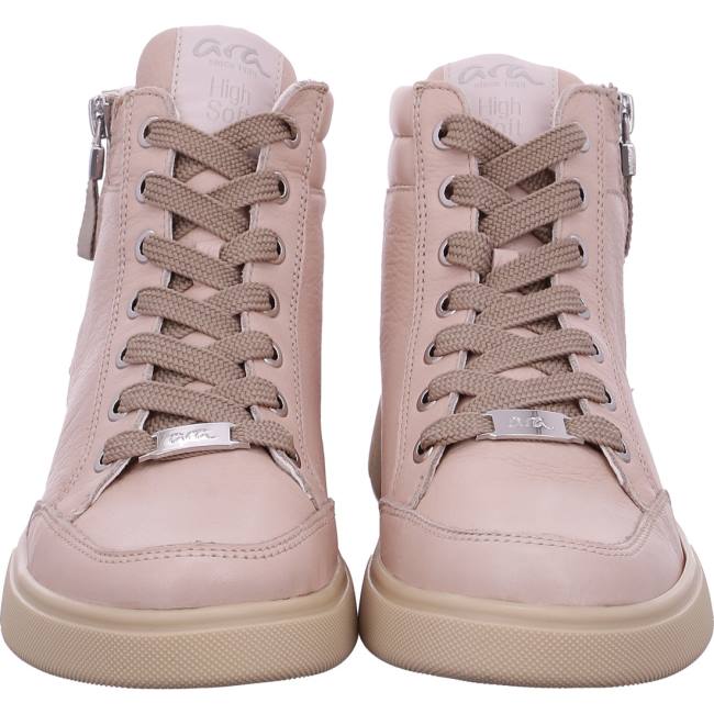 Botte Ara High Top Rom-sport Beige Femme | MWP-1950226