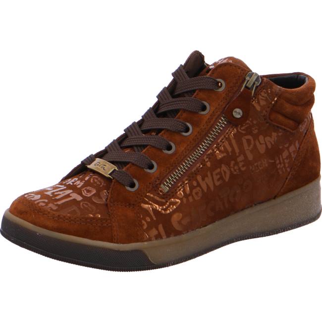 Botte Ara High Top Rom Nuts Marron Femme | QYQ-9594859