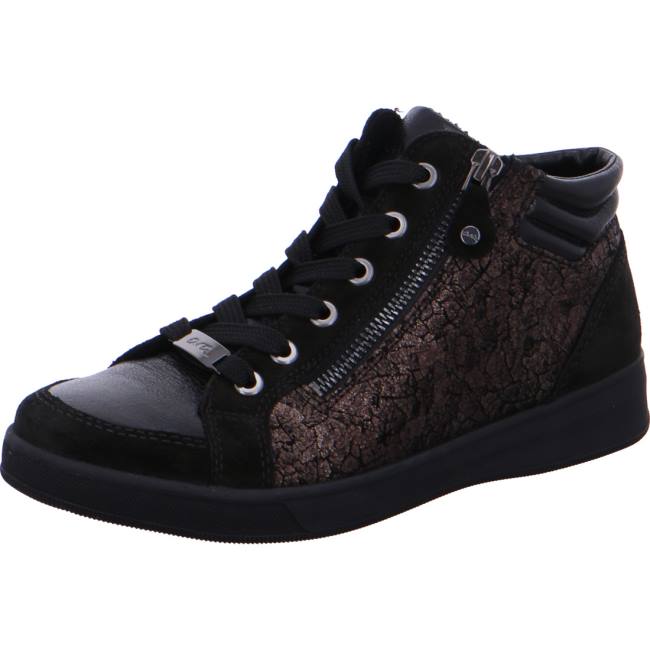 Botte Ara High Top Rom Noir Femme | AJA-2863808