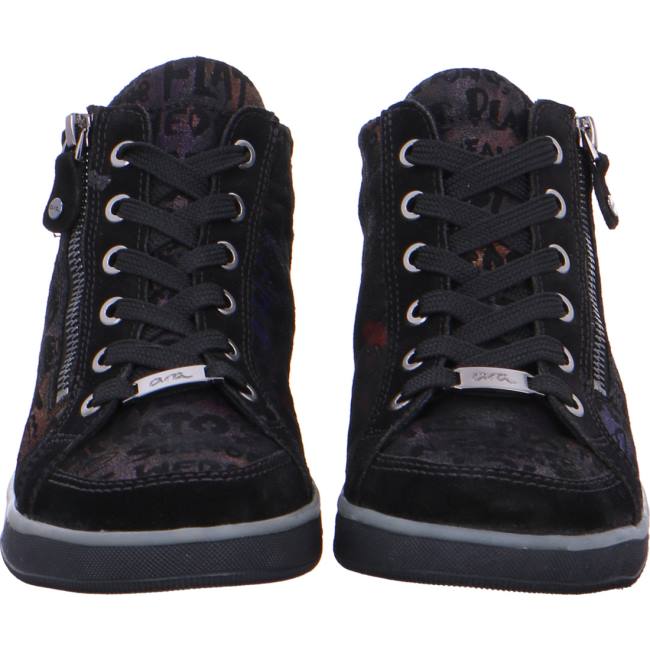 Botte Ara High Top Rom Noir Femme | JNB-3633181