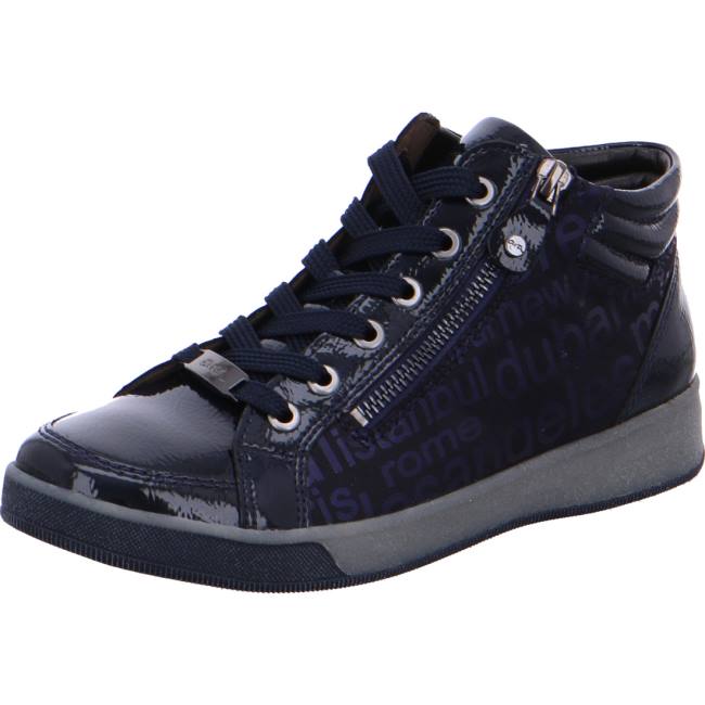 Botte Ara High Top Rom Bleu Femme | NCH-5951592