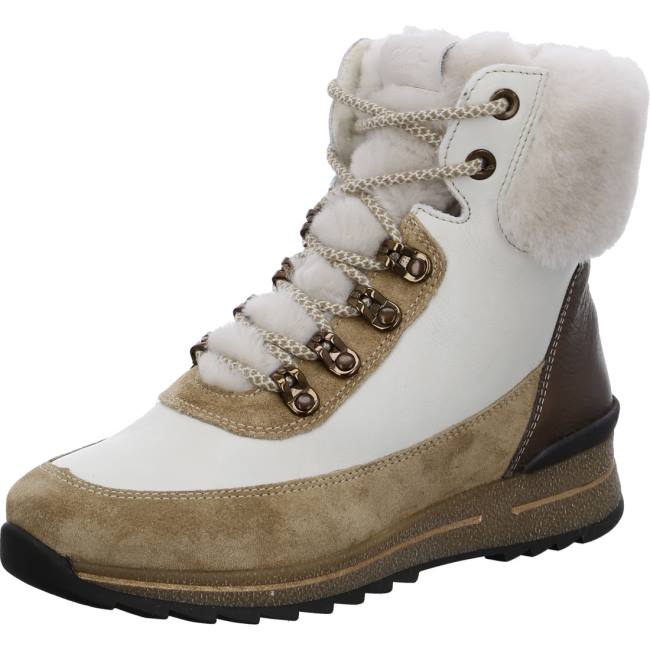 Botte Ara High Top Osaka Blanche Femme | SMD-1864286