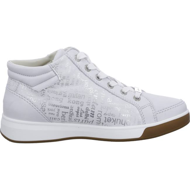 Botte Ara High Top Rom Nebbia Blanche Femme | NCJ-7966007