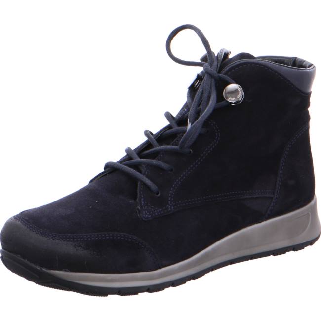 Botte Ara High Top Osaka Bleu Femme | YQB-3355829