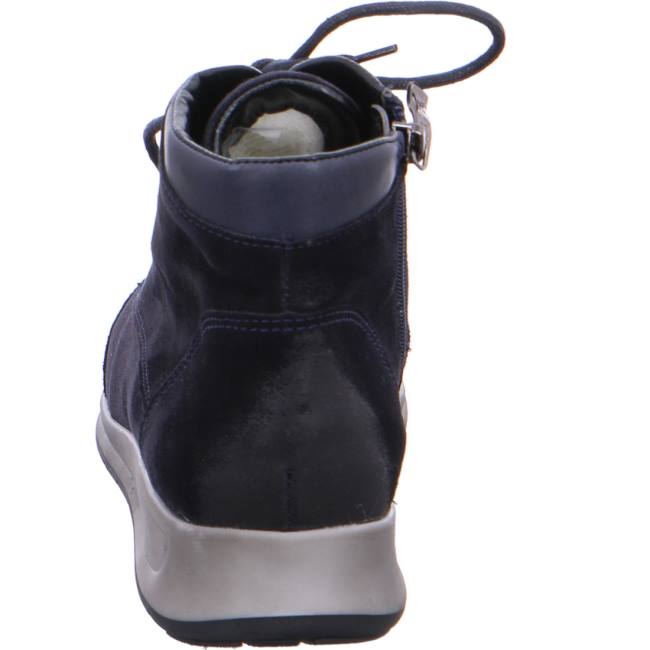 Botte Ara High Top Osaka Bleu Femme | YQB-3355829