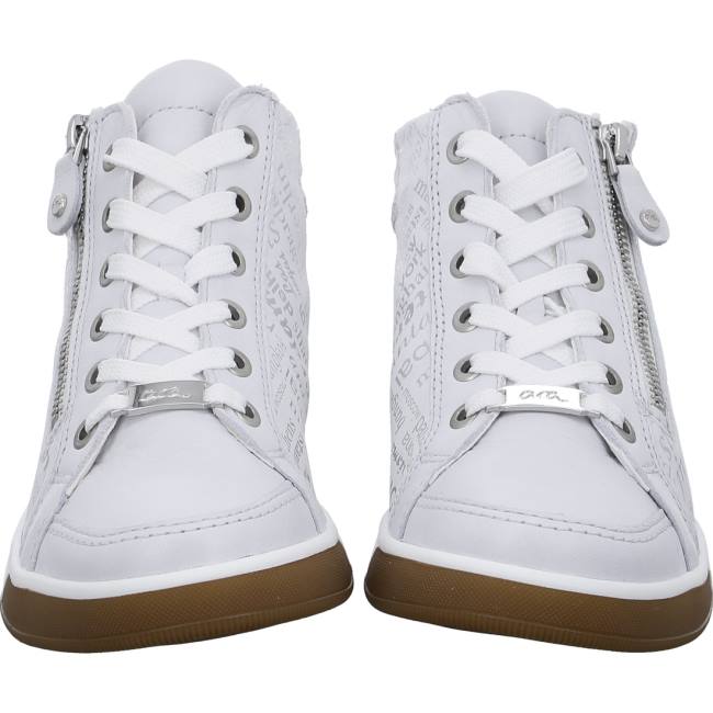 Botte Ara High Top Rom Nebbia Blanche Femme | NCJ-7966007