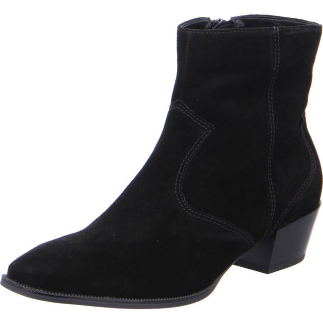 Botte Ara Ankle Tombstone Noir Femme | QJG-9226524