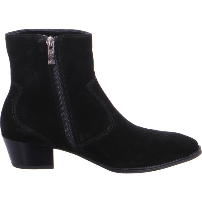 Botte Ara Ankle Tombstone Noir Femme | QJG-9226524