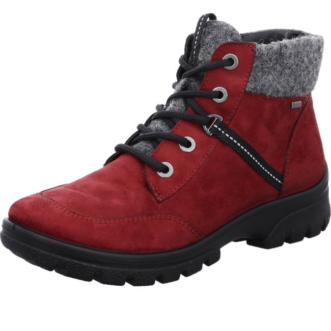 Botte Ara Ankle Saas-fee Rouge Femme | VEW-8762261