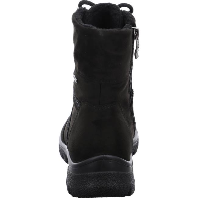 Botte Ara Ankle Saas-fee Noir Femme | CZC-0942662