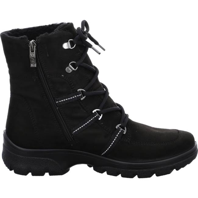 Botte Ara Ankle Saas-fee Noir Femme | CZC-0942662