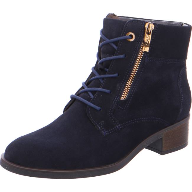 Botte Ara Ankle Parker Bleu Femme | DVN-7586680