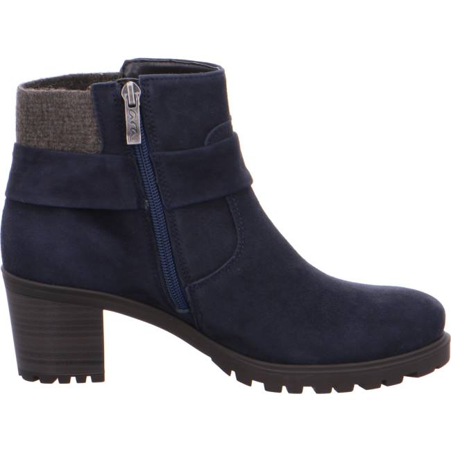 Botte Ara Ankle Mantova Bleu Femme | QOT-8480693