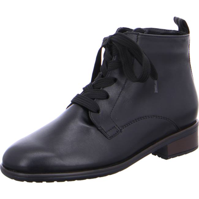 Botte Ara Ankle Liverpool Noir Femme | CXR-9135942