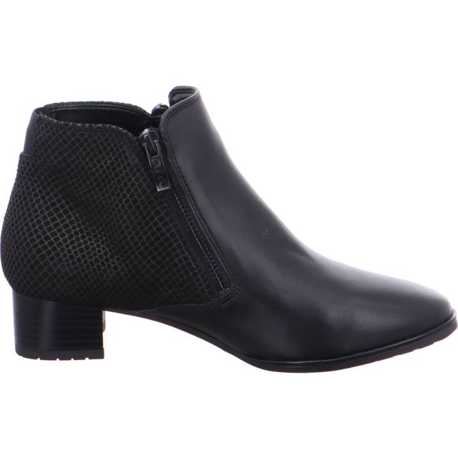 Botte Ara Ankle Graz Noir Femme | BKN-9771304