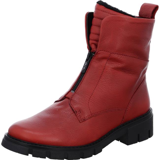 Botte Ara Ankle Dover Rouge Femme | OBD-4220606