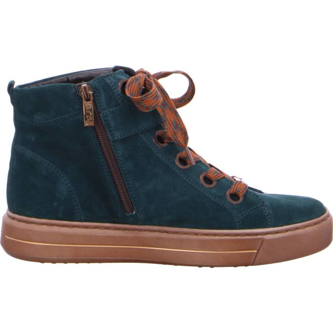 Botte Ara Ankle Courtyard Bleu Femme | NDE-0967438