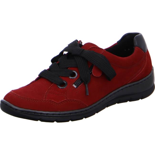 Chaussure Lacet Ara Gil Rouge Femme | YUX-8976916