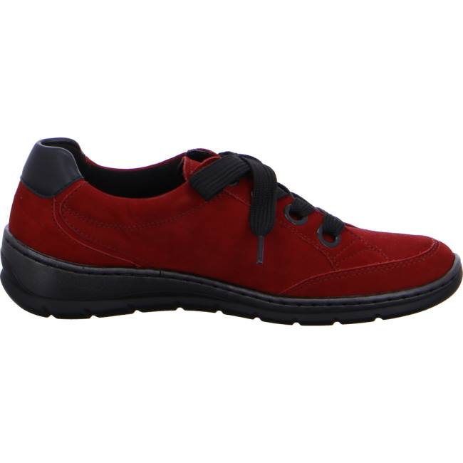 Chaussure Lacet Ara Gil Rouge Femme | YUX-8976916