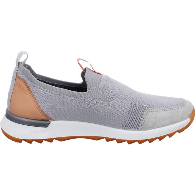 Mocassin Ara Venice Grise Femme | PQR-0940918