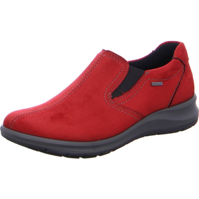 Mocassin Ara Slip-ons Rouge Femme | BAE-2081861