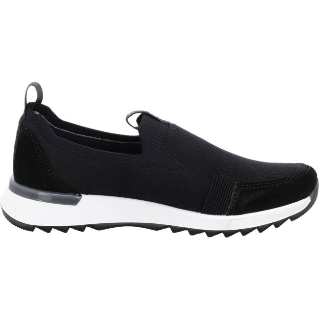 Mocassin Ara Venice Noir Femme | VJX-2515749