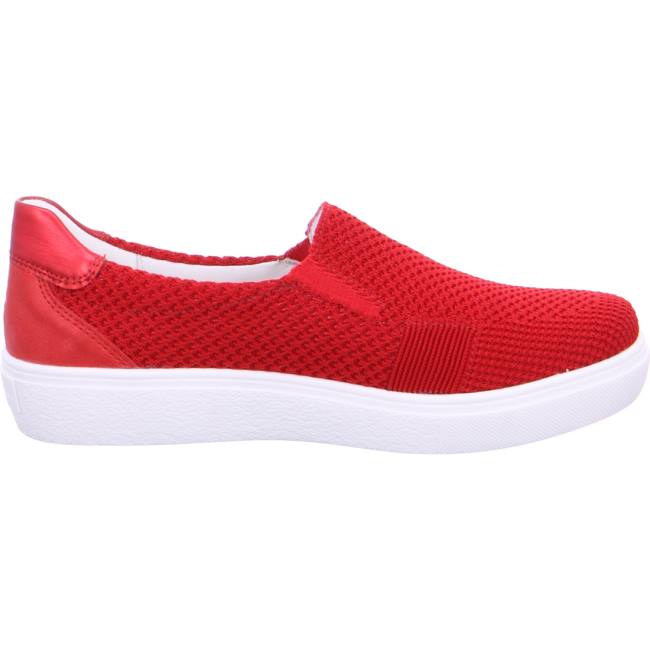 Mocassin Ara Slip-ons Rouge Femme | VEW-1967926