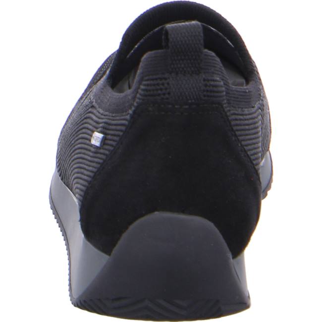 Mocassin Ara Slip-ons Lissabon Noir Femme | ZLA-4724110