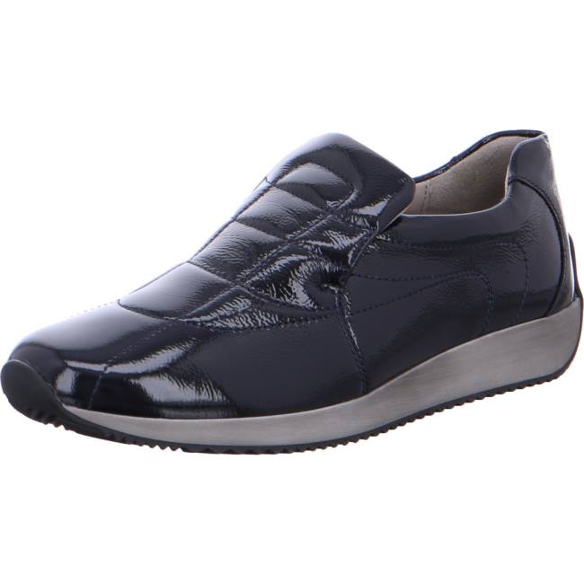 Mocassin Ara Slip-ons Lissabon Bleu Femme | DOA-0705644