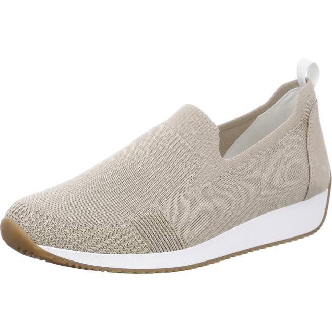 Mocassin Ara Slip-ons Lissabon Beige Femme | GIP-0429001