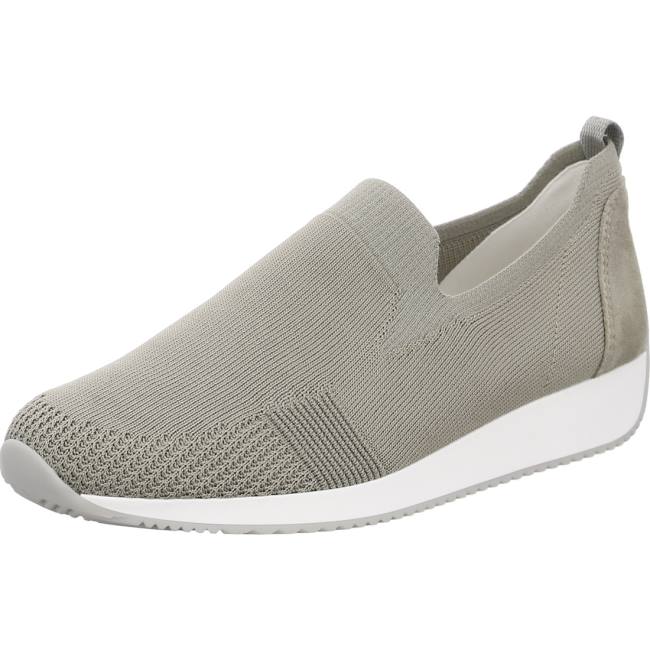 Mocassin Ara Slip-ons Lissabon Vert Femme | RMN-6151861