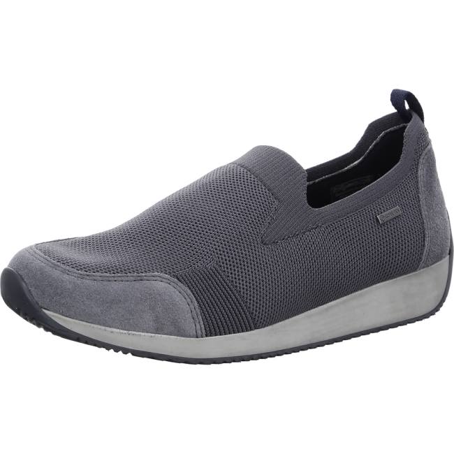 Mocassin Ara Slip-ons Lissabon Grise Femme | MEP-6964833