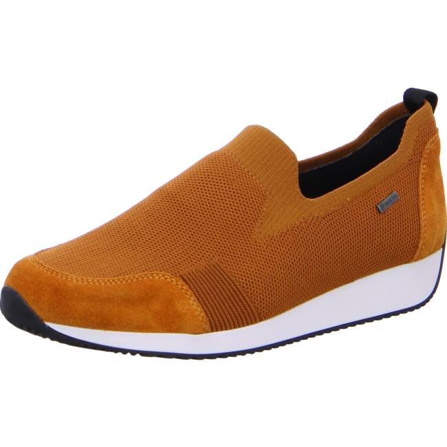 Mocassin Ara Slip-ons Lissabon Jaune Femme | DMM-9252444