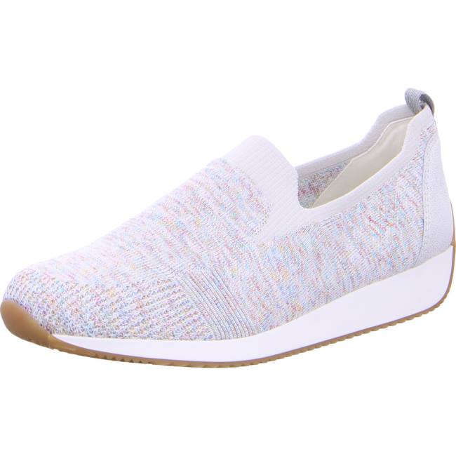 Mocassin Ara Slip-ons Lissabon Blanche Femme | XKR-2176248