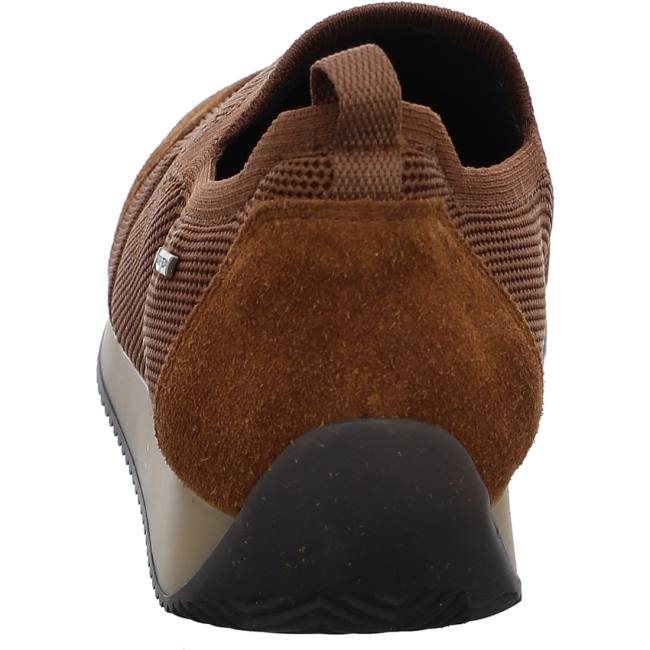 Mocassin Ara Slip-ons Lissabon Marron Femme | YRU-3854114